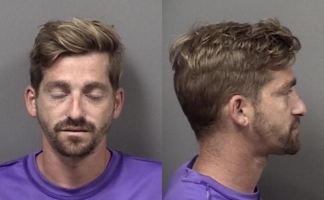Joshua Martins arrested June 1 on misdemeanor charges of driving under the influence, DUI with property damage, possession of cannabis, and drug paraphernalia.